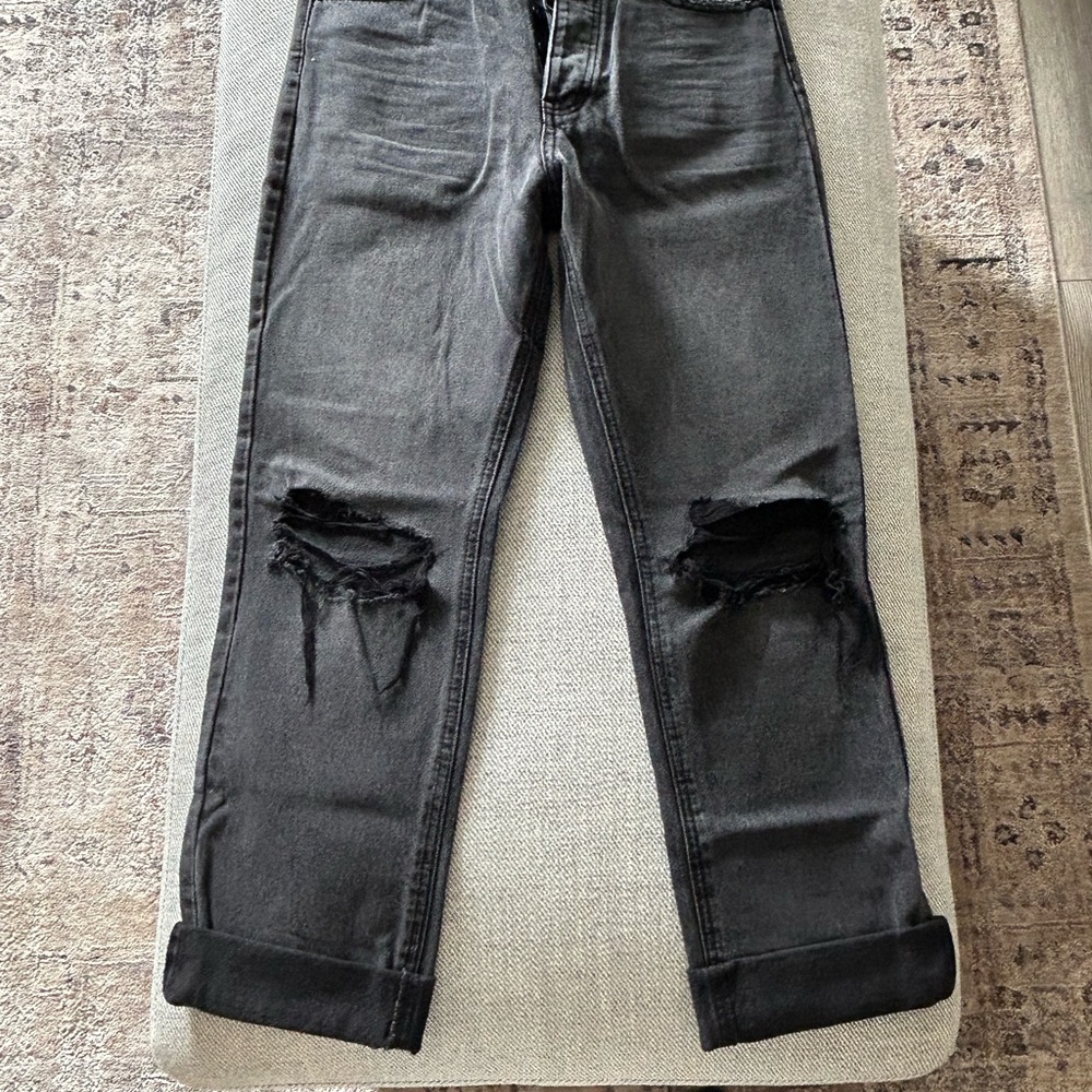 Kancan Black Distressed Jeans